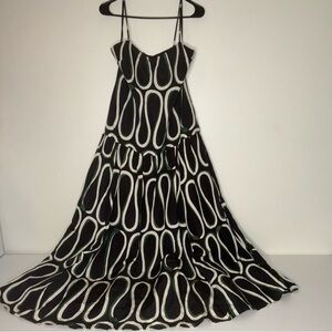 WHIT linen silk maxi dress size small